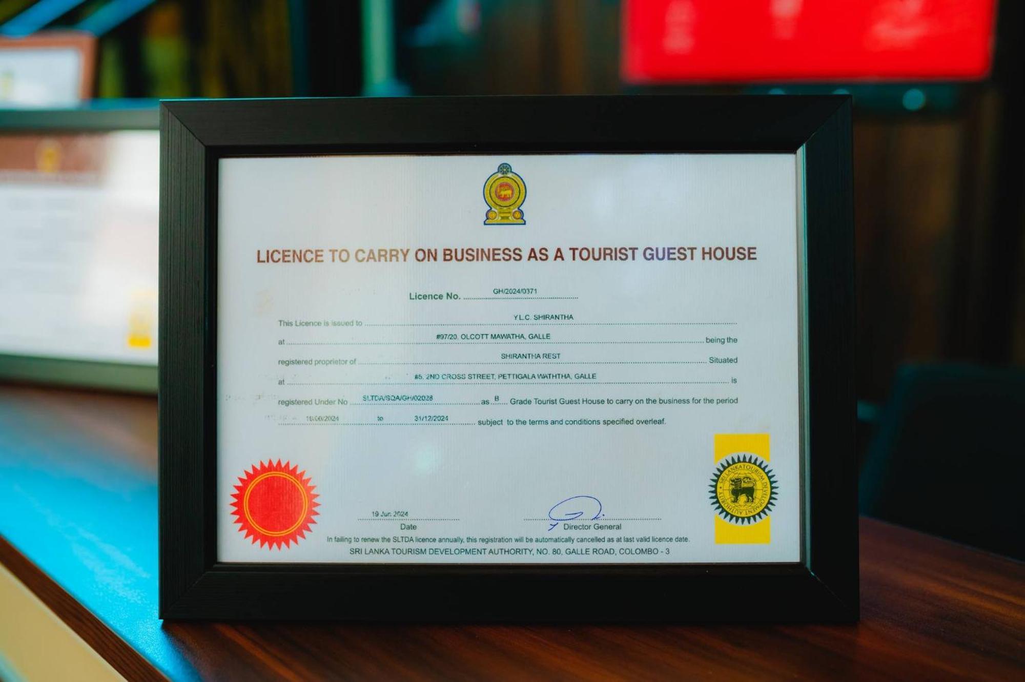 Shirantha Hotel Гале Екстериор снимка